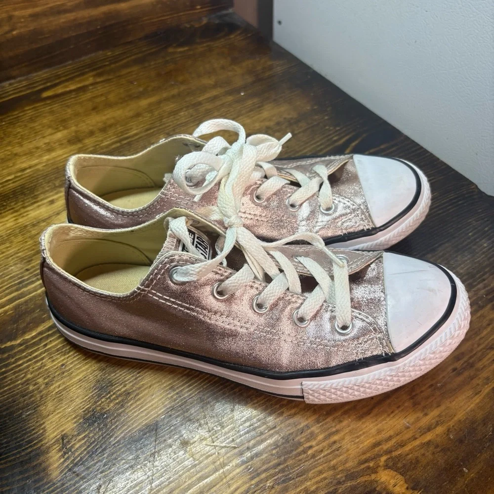 Converse Rose Gold‎ Sneakers Size 3